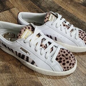 Puma Suede Classic Animal Print Sneakers – Women’s Size 5